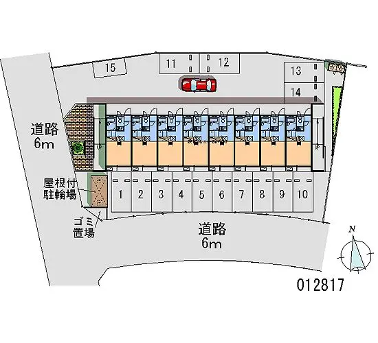 ★手数料０円★掛川市天王町　月極駐車場（LP）